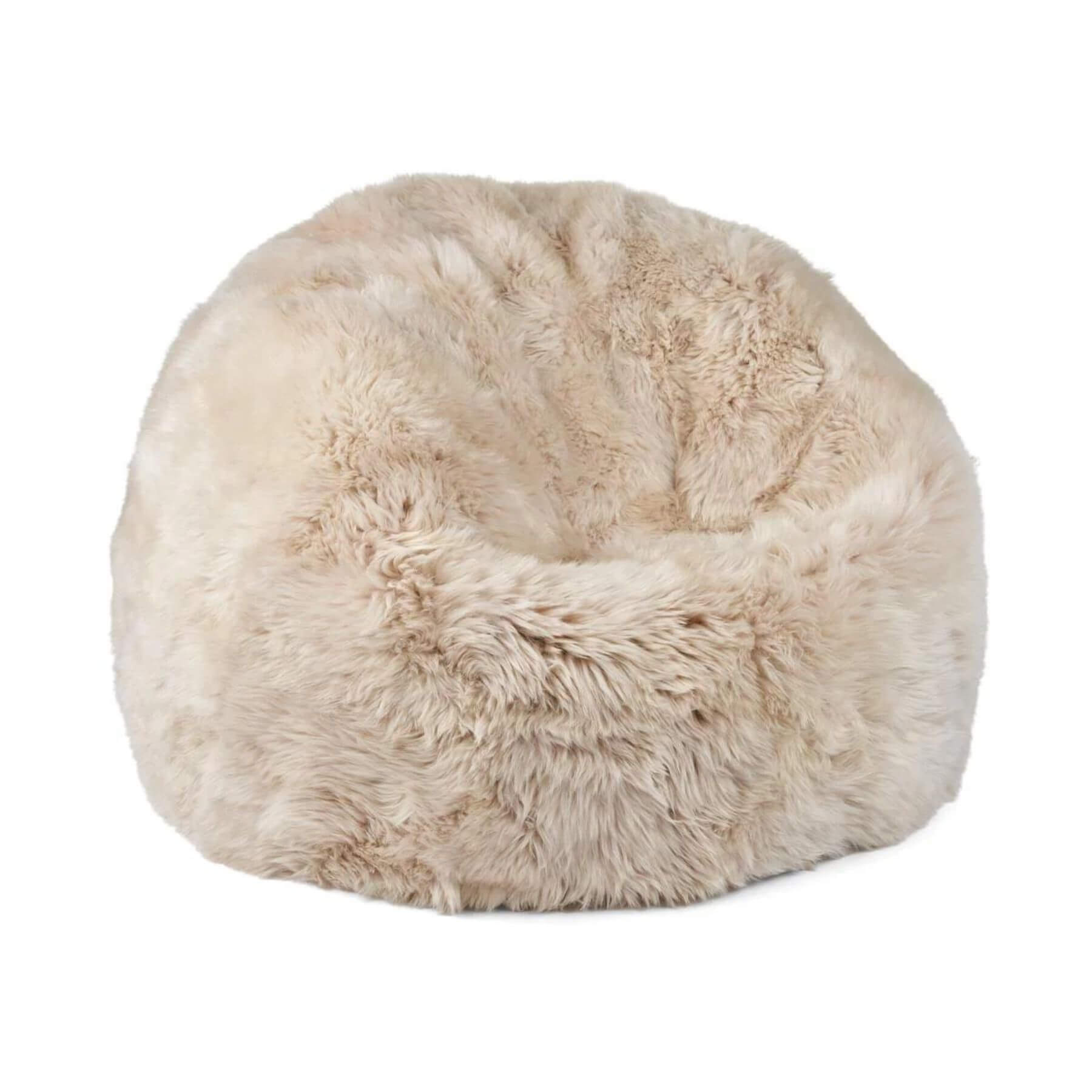 Natures Collection Bean Bag, New Zealand Sheepskin, LW, Linen