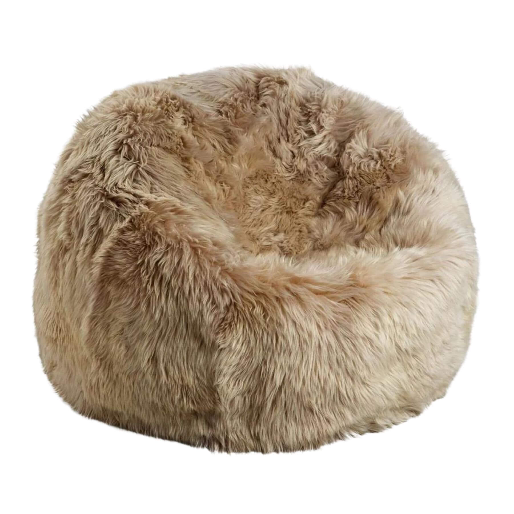 Natures Collection Bean Bag, New Zealand Sheepskin, LW, Taupe