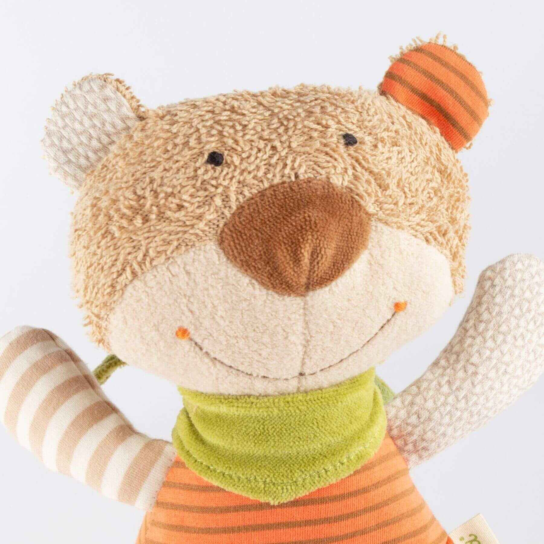 Close-up of sigikid Organic Bear Musical Toy