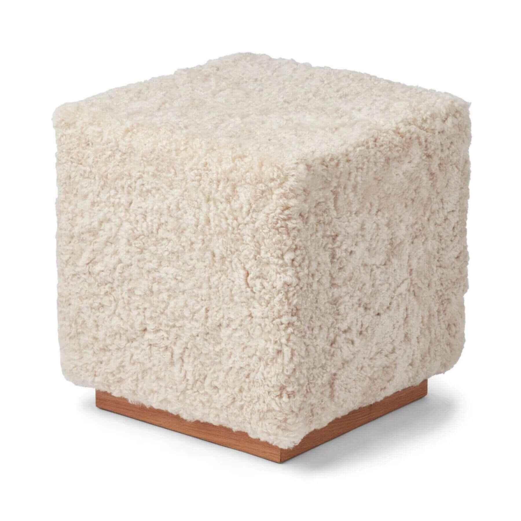 Natures Collection Benjamin Cube, Oak Base, Pearl