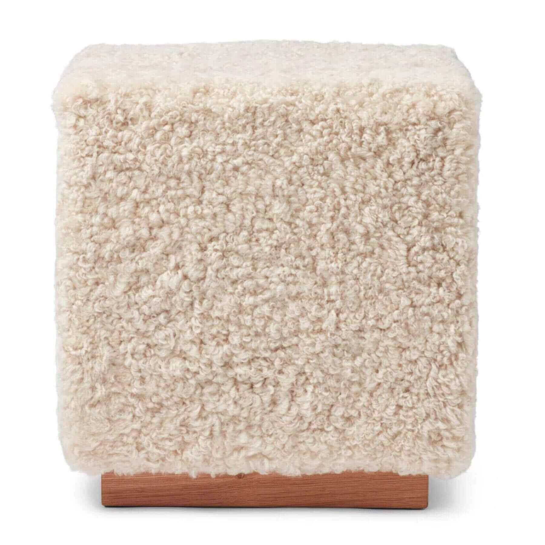 Natures Collection Benjamin Cube, Oak Base, Pearl