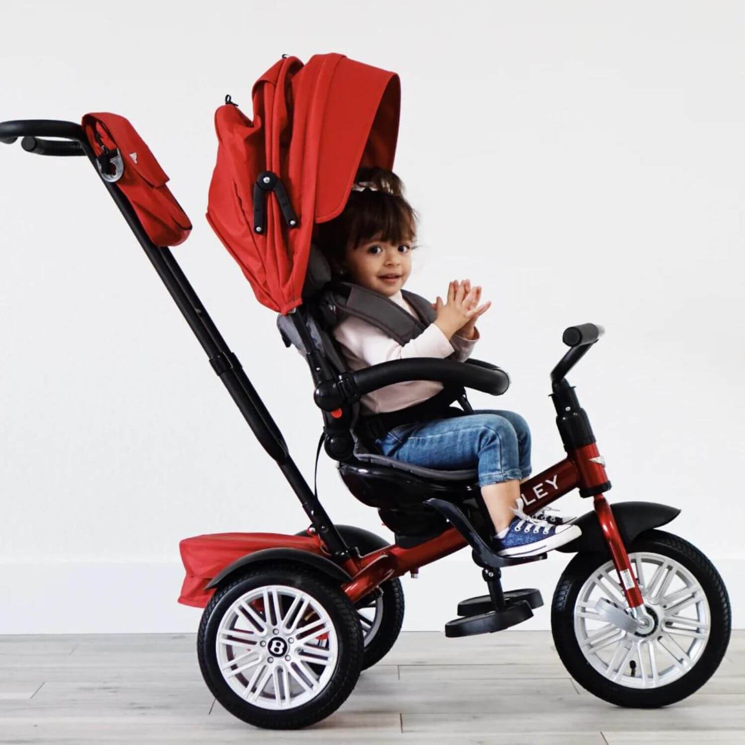 Bentley 6-in-1 Baby Stroller / Kids Trike Dragon Red - Lifestyle