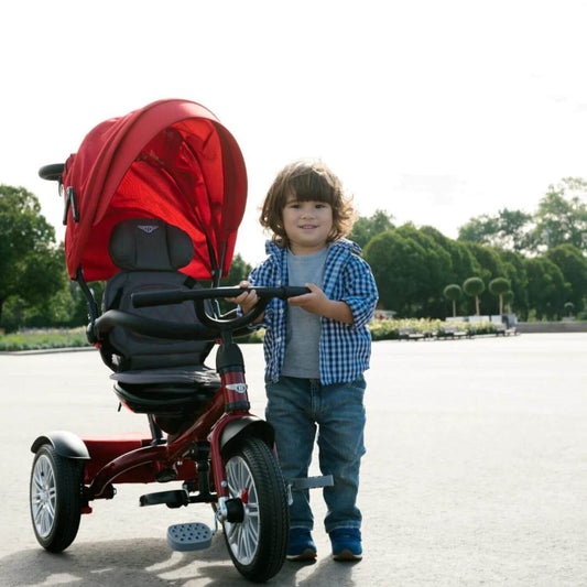Bentley 6-in-1 Baby Stroller / Kids Trike Dragon Red - Lifestyle