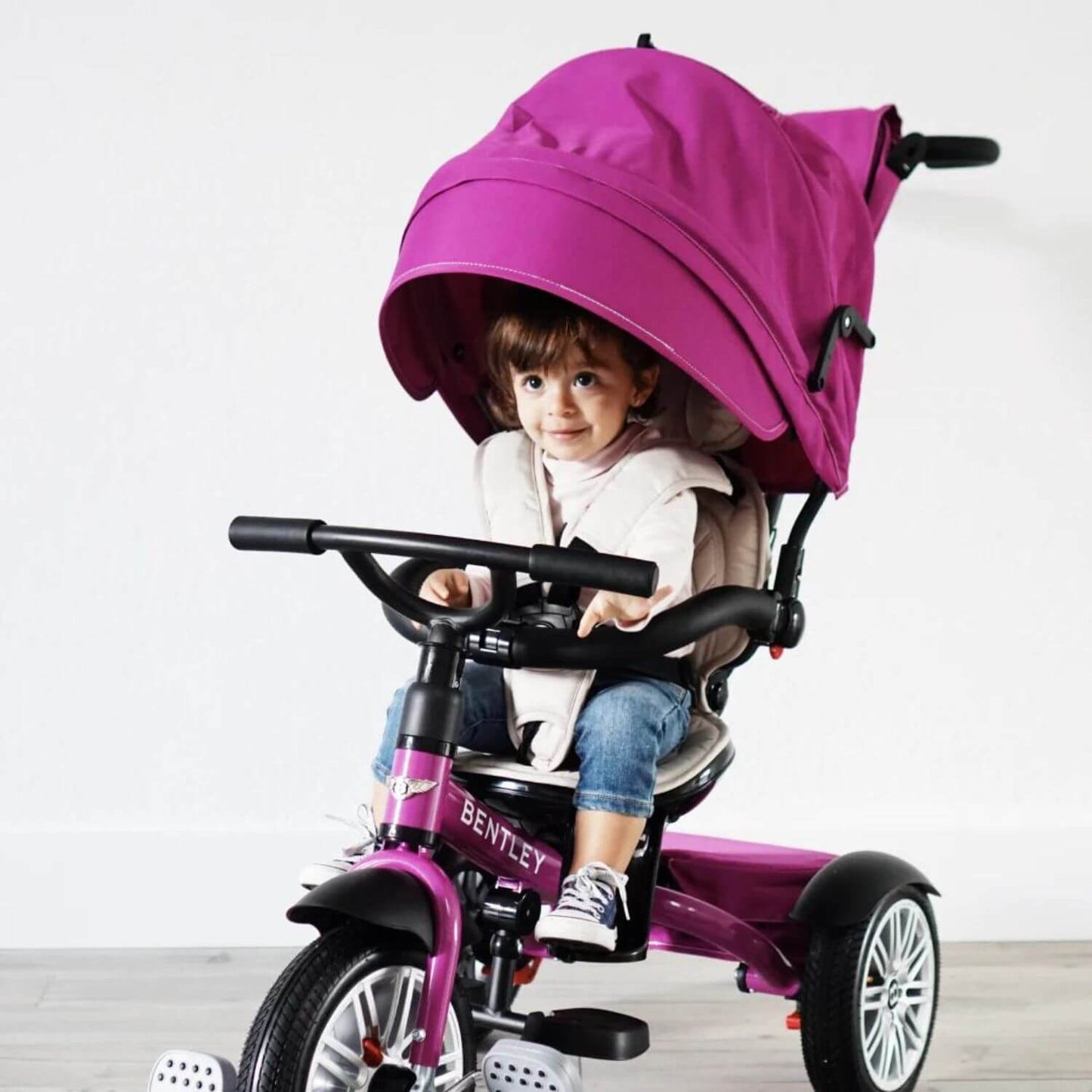 Bentley 6-in-1 Baby Stroller / Kids Trike Fuchsia Pink