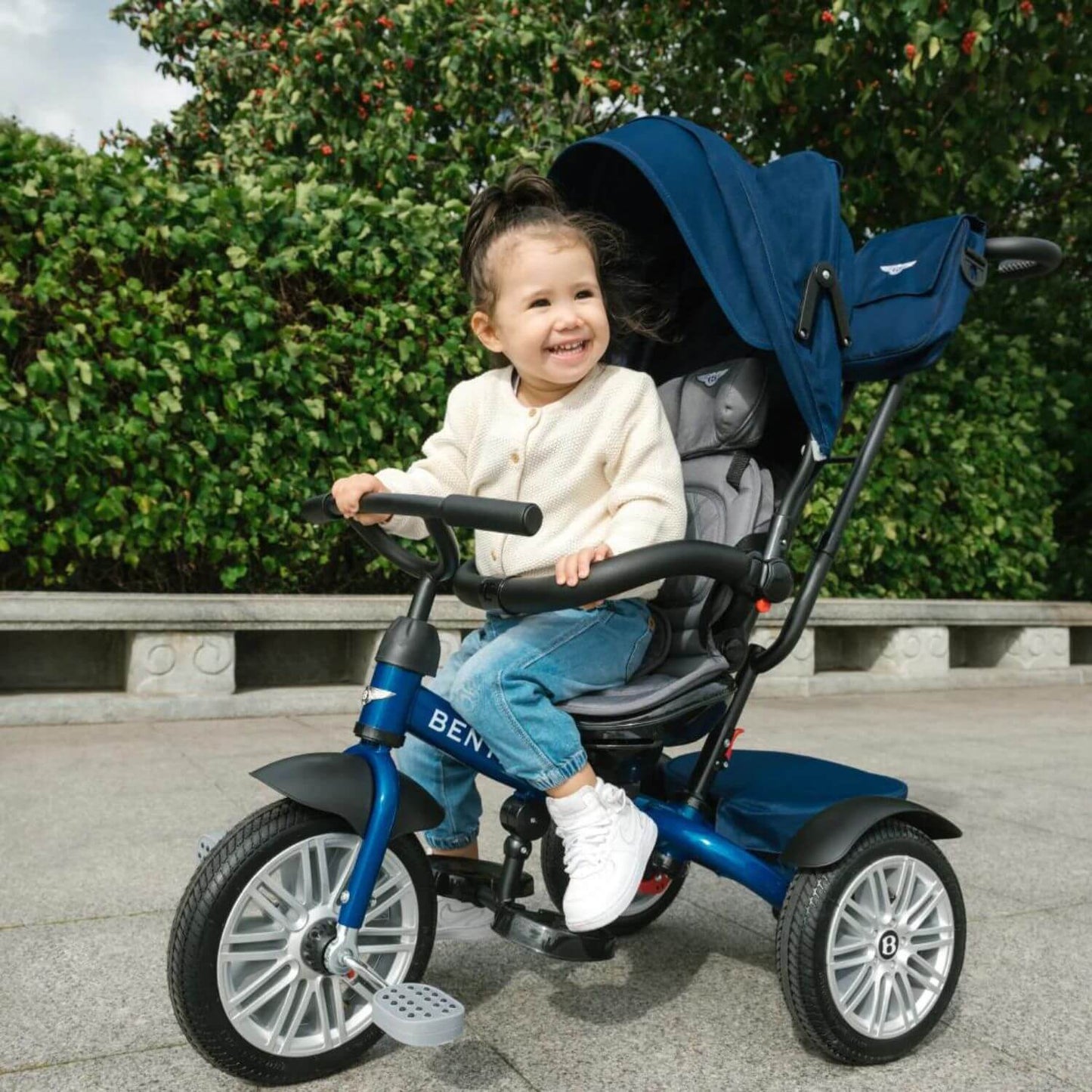 Bentley 6-in-1 Baby Stroller / Kids Trike Sequin Blue - Lifestyle