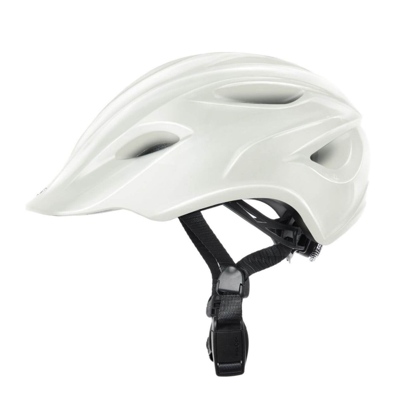 Side View of Bentley Helmet Glacier White