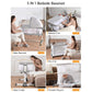 5 Modes of Besrey 5-in-1 Baby Bassinet Bedside Sleeper