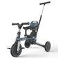 Besrey 5-in-1 Toddler Tricycle with Backrest Gray
