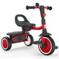 Besrey Foldable Toddler Tricycle with Handlebar Bell Red