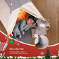 Detail of Besrey Teepee Tent for Kids with Padded Mat & Light Gray