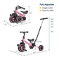 Dimensions of Besrey Toddler 7-in-1 Trike Tricycle