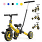 Besrey Toddler 7-in-1 Trike Tricycle Yellow