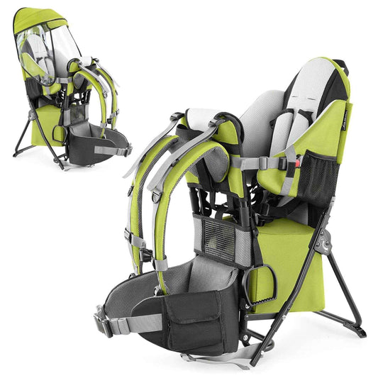 Besrey Baby Backpack Carrier with Safety 3-Height Seat