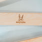 Close-up of Bunny Hopkins Balance Beam