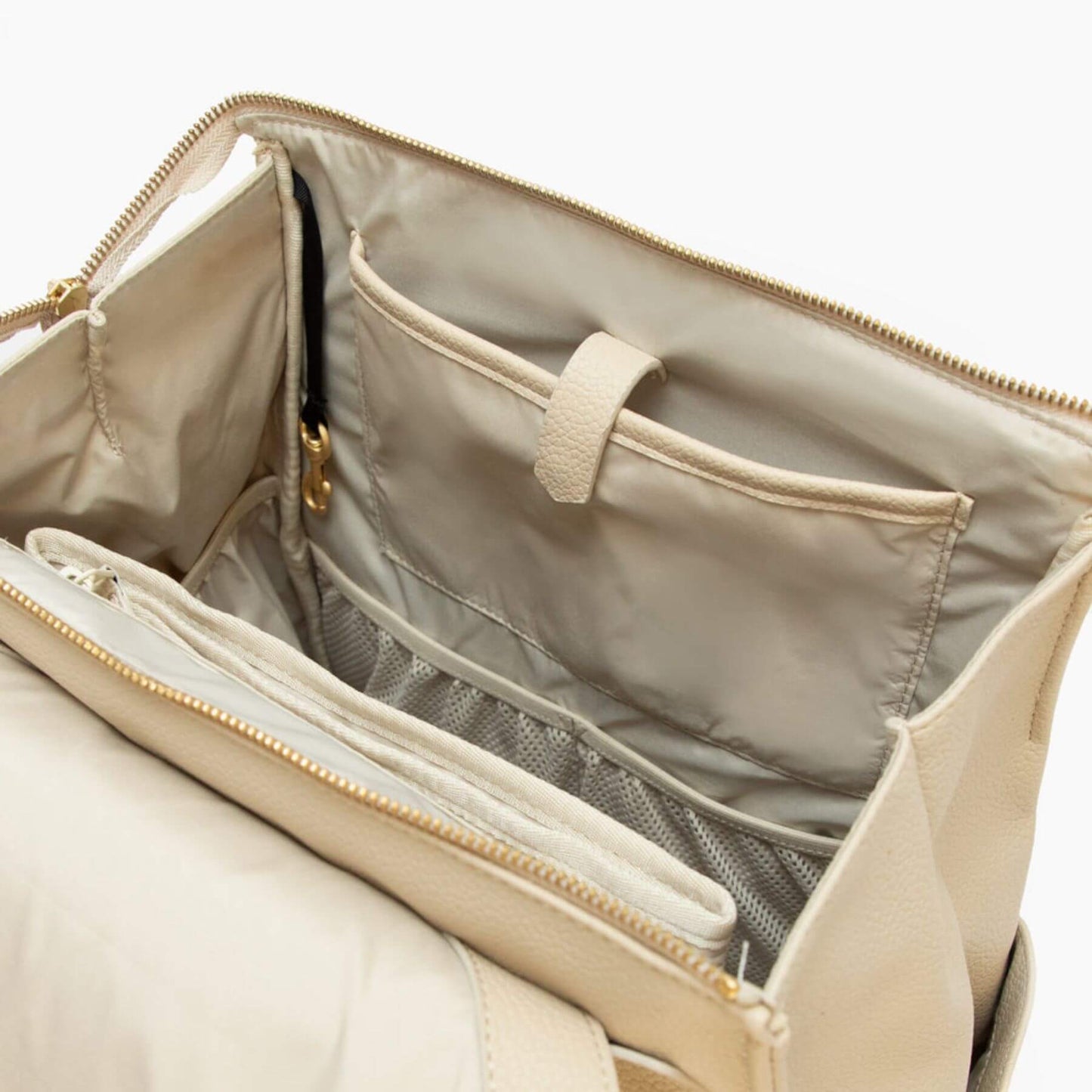 Freshly Picked Birch Classic Diaper Bag II with open compartments