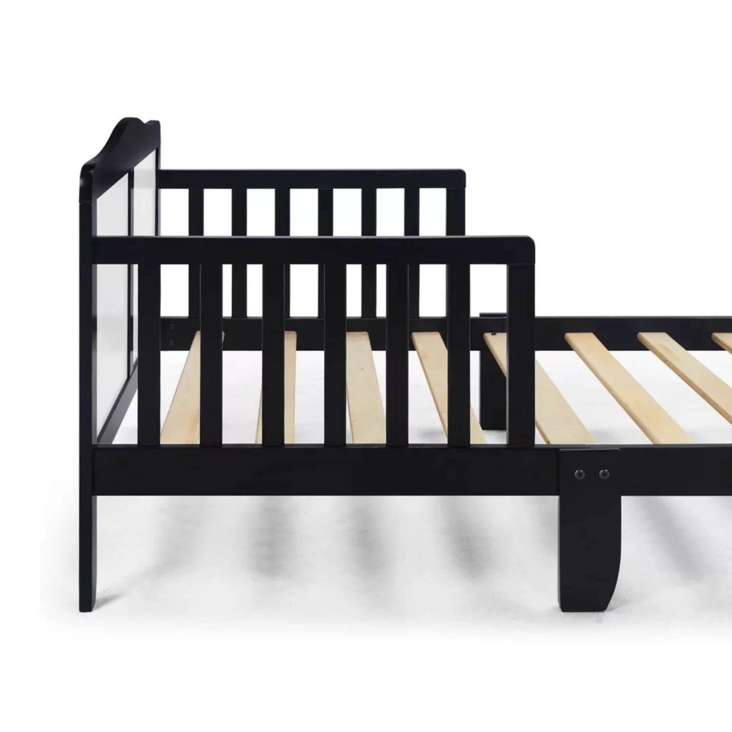 Detail of Birdie Toddler Bed Black/White