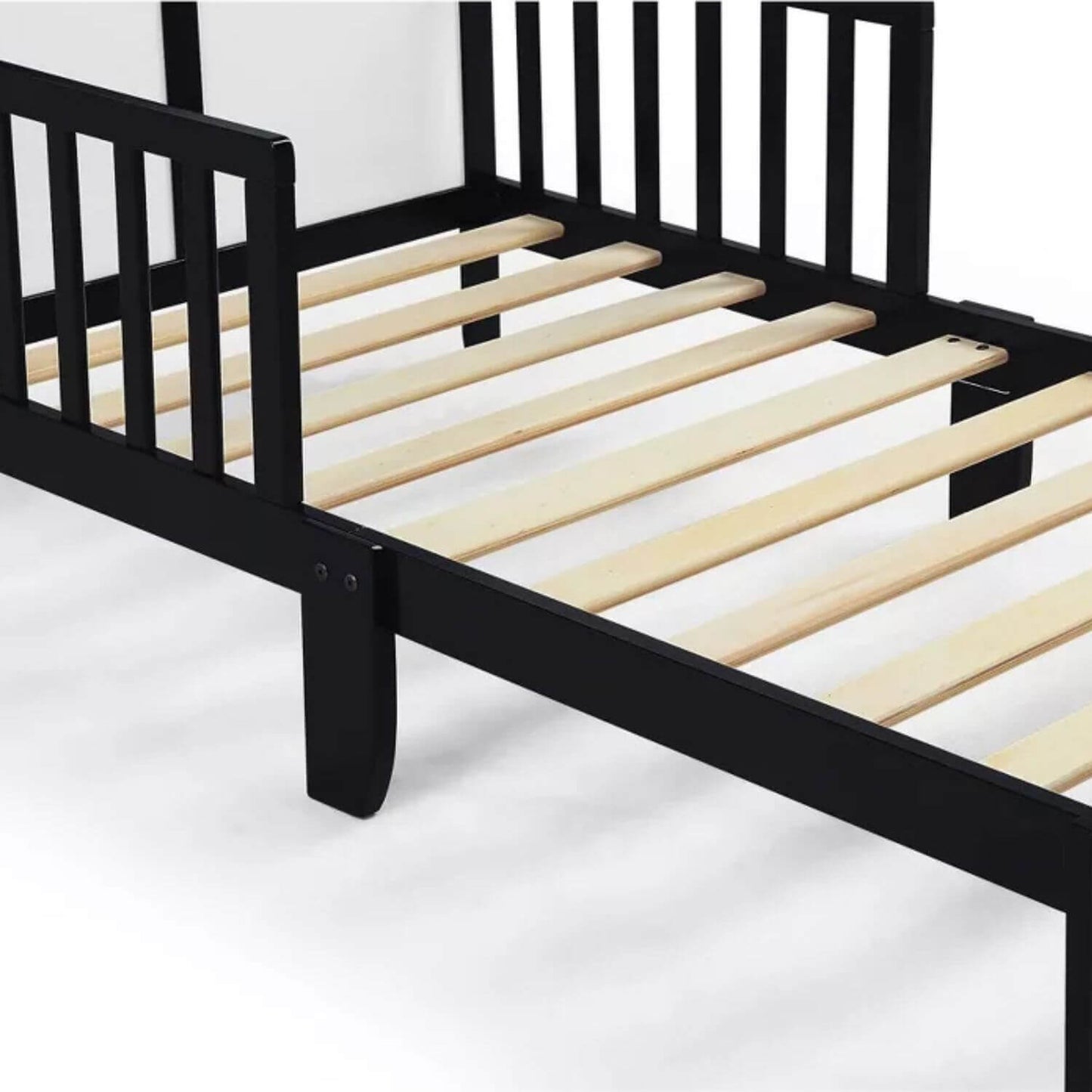 Detail of Birdie Toddler Bed Black/White