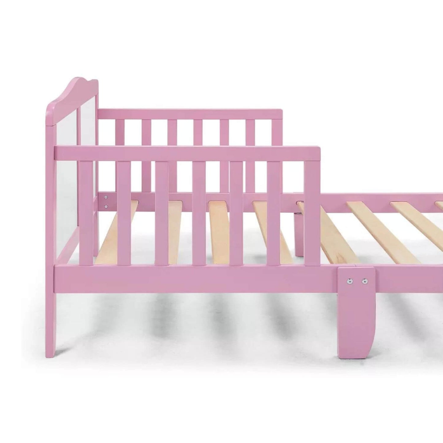 Detail of Birdie Toddler Bed Dark Pink/White