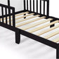 Detail of Birdie Toddler Bed Espresso/White