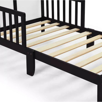 Detail of Birdie Toddler Bed Espresso/White
