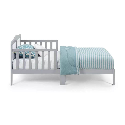 Birdie Toddler Bed Light Gray/White