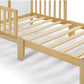 Detail of Birdie Toddler Bed Natural/White