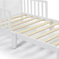 Detail of Birdie Toddler Bed White/White