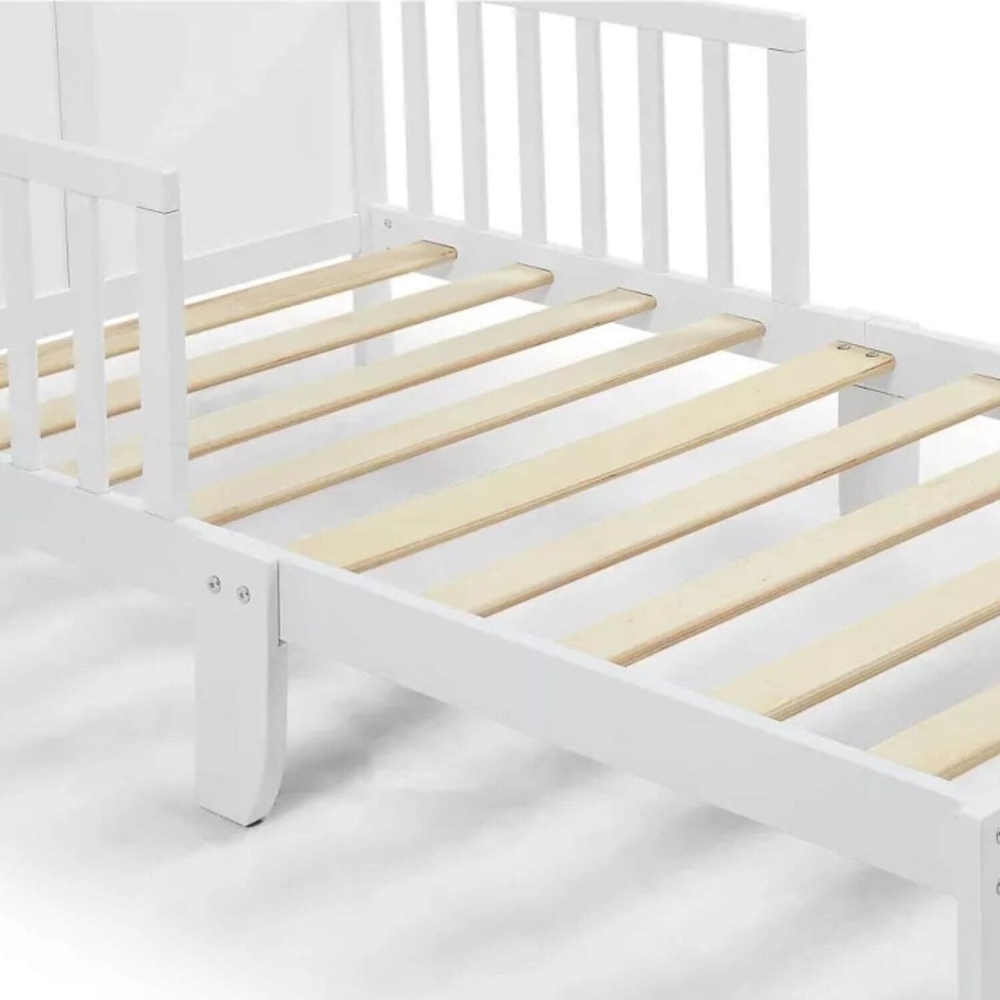 Detail of Birdie Toddler Bed White/White