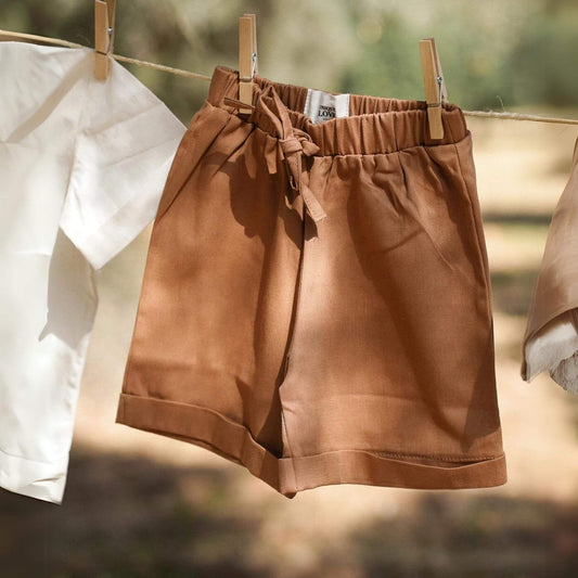 Unique Love Design Boheme Linen Short Caramel