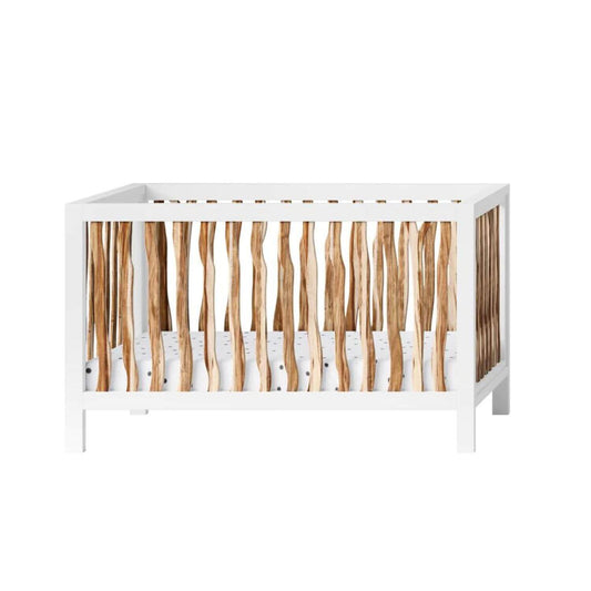 Milk Street Branch 4-in-1 Convertible Crib Acacia with Snow