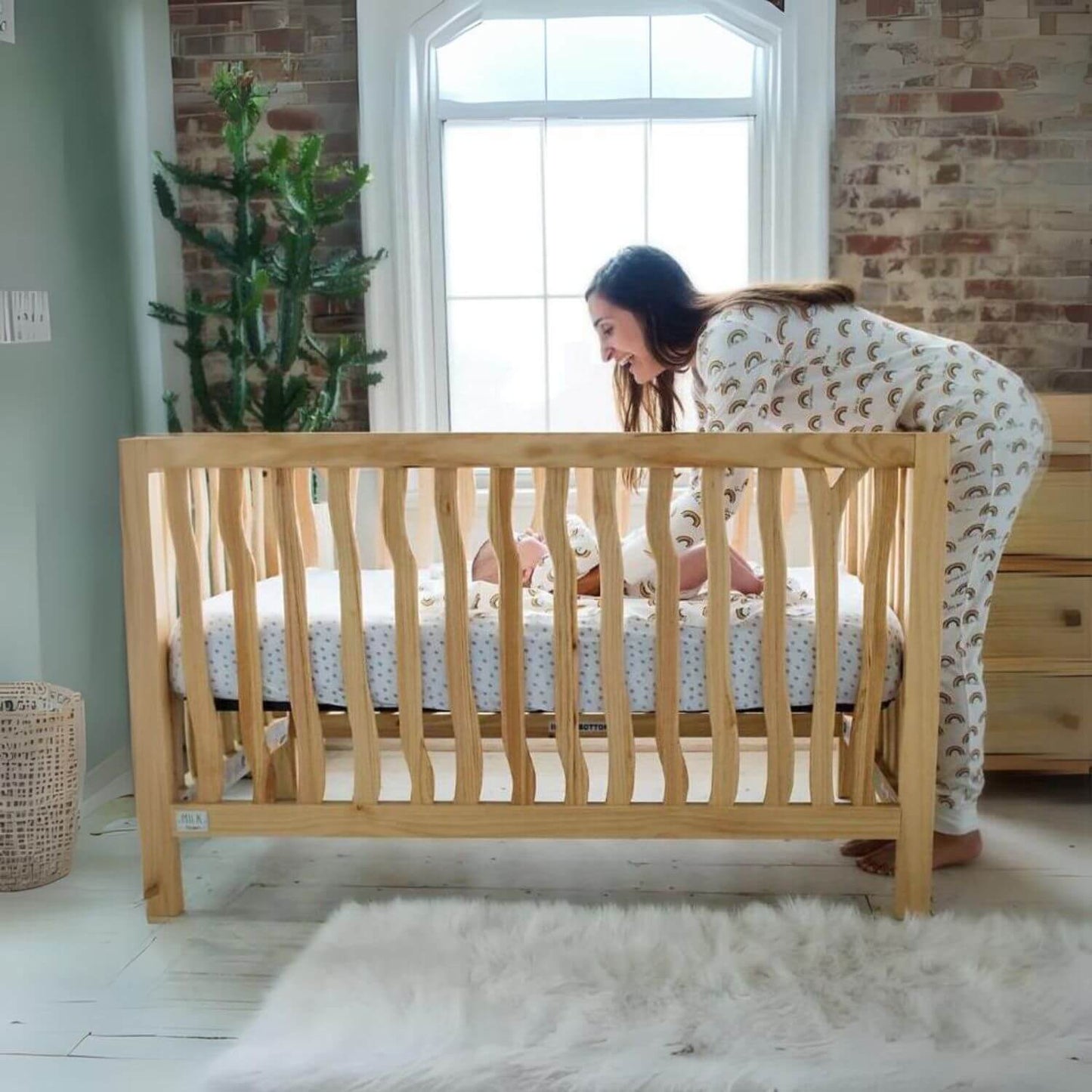 Milk Street Branch 4-in-1 Convertible Crib Natural - Lifestyle