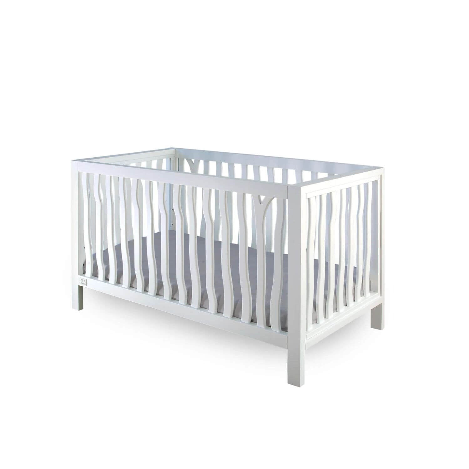 Milk Street Branch 4-in-1 Convertible Crib Snow