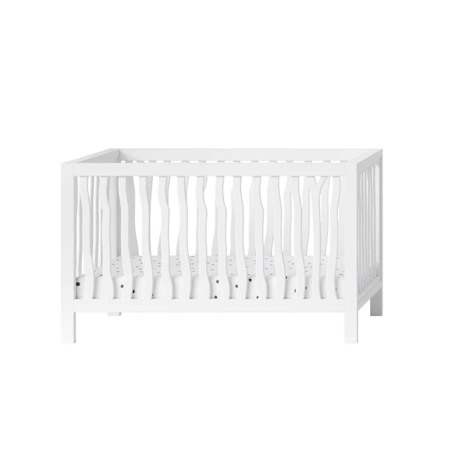 Milk Street Branch 4-in-1 Convertible Crib Snow