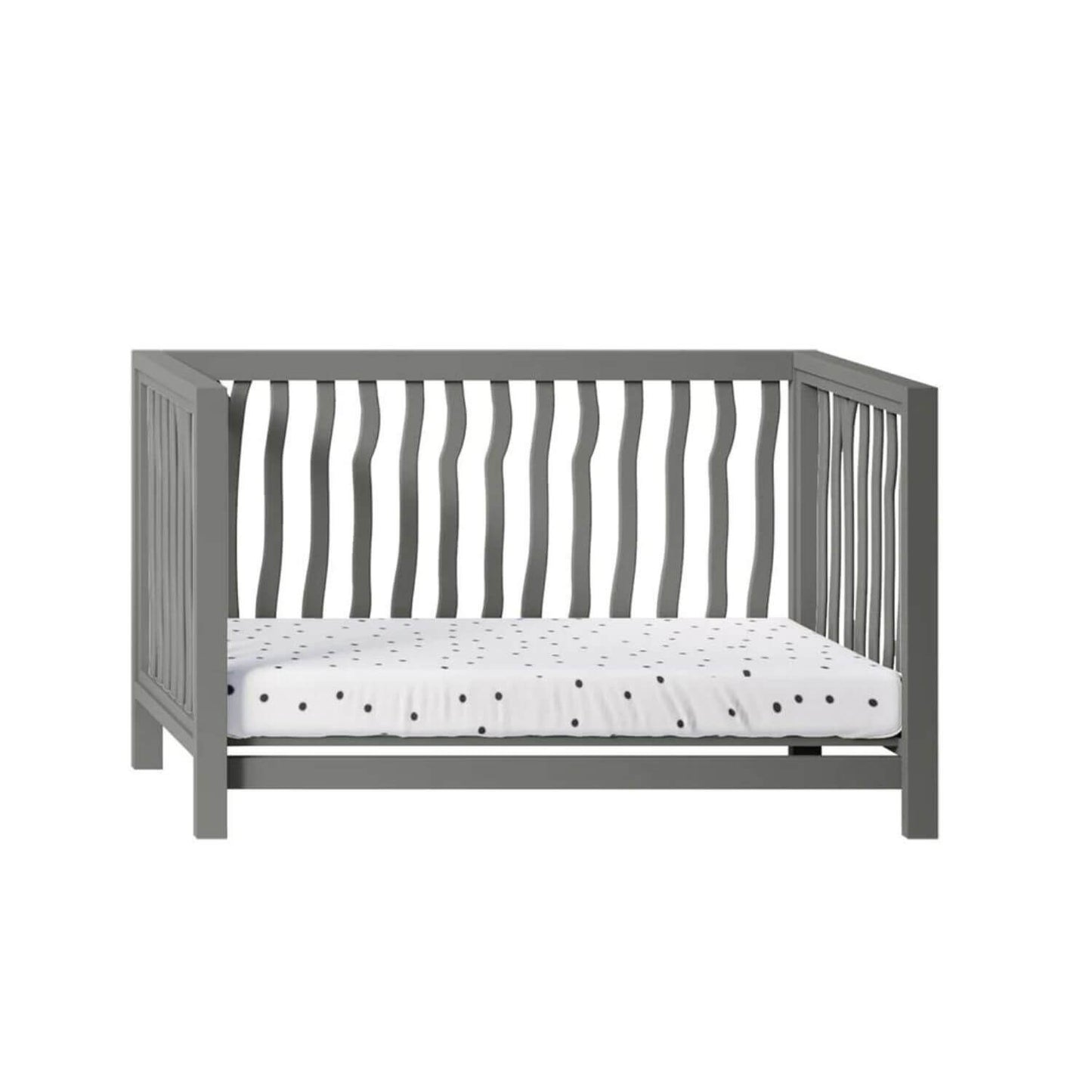 Milk Street Branch 4-in-1 Convertible Crib Stone Grey - Converted to a Daybed