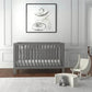 Milk Street Branch 4-in-1 Convertible Crib Stone Grey - Lifestyle