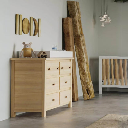 Milk Street Branch 6 Drawer Double Dresser Natural - Lifestyle
