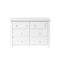 Milk Street Branch 6 Drawer Double Dresser Snow