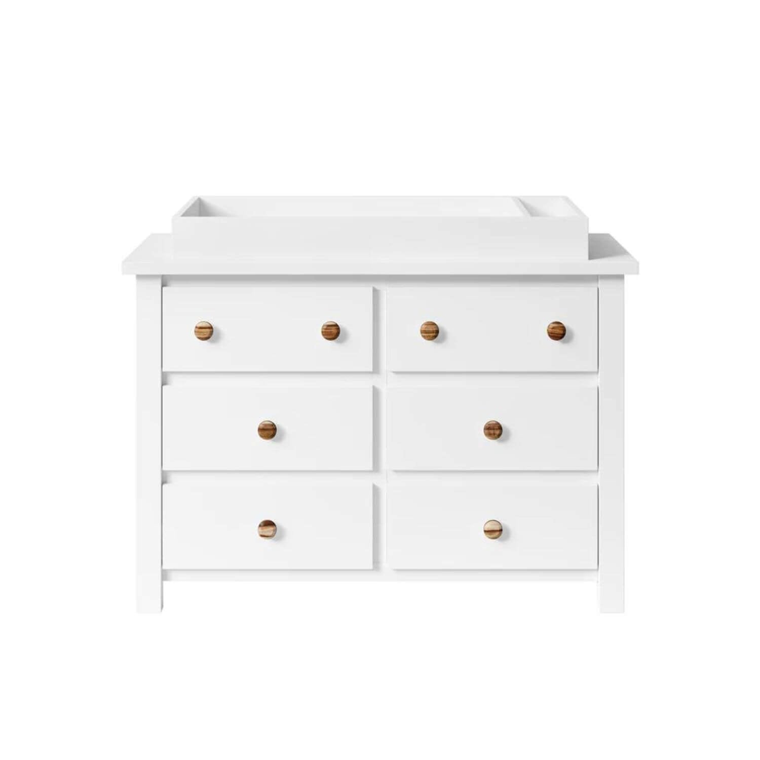 Milk Street Branch 6 Drawer Double Dresser Snow