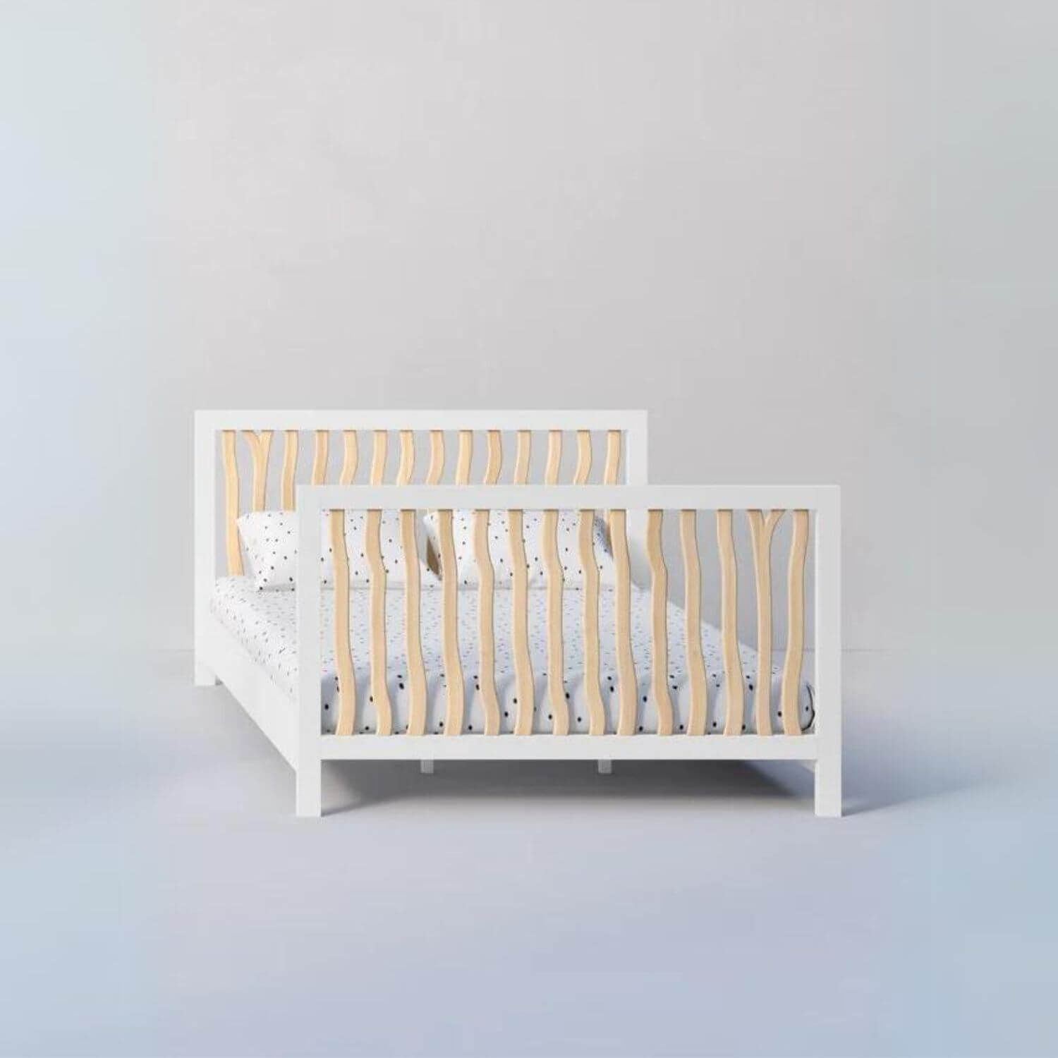 Milk Street Branch Full Bed Conversion Kit Snow