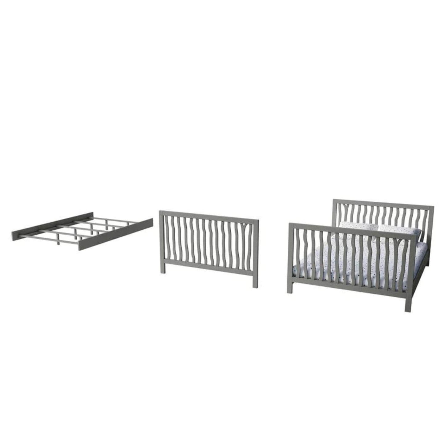 Milk Street Branch Full Bed Conversion Kit Stone Grey