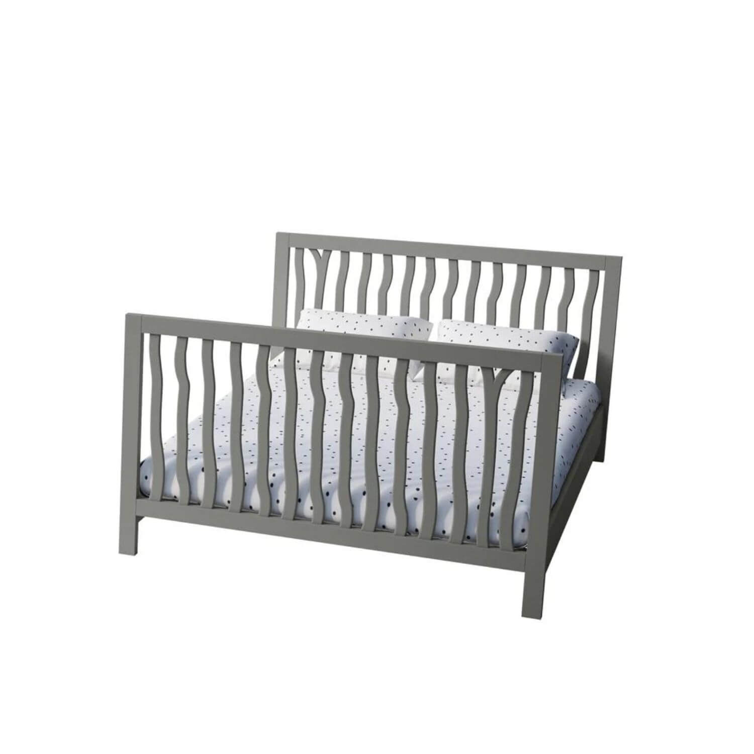 Milk Street Branch Full Bed Conversion Kit Stone Grey