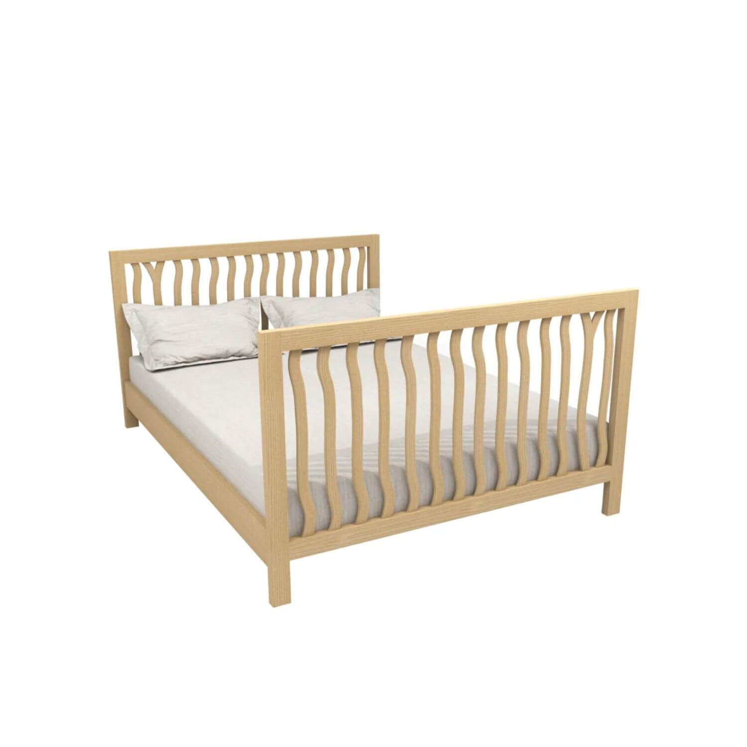 Milk Street Branch Full Bed Conversion Kit Natural