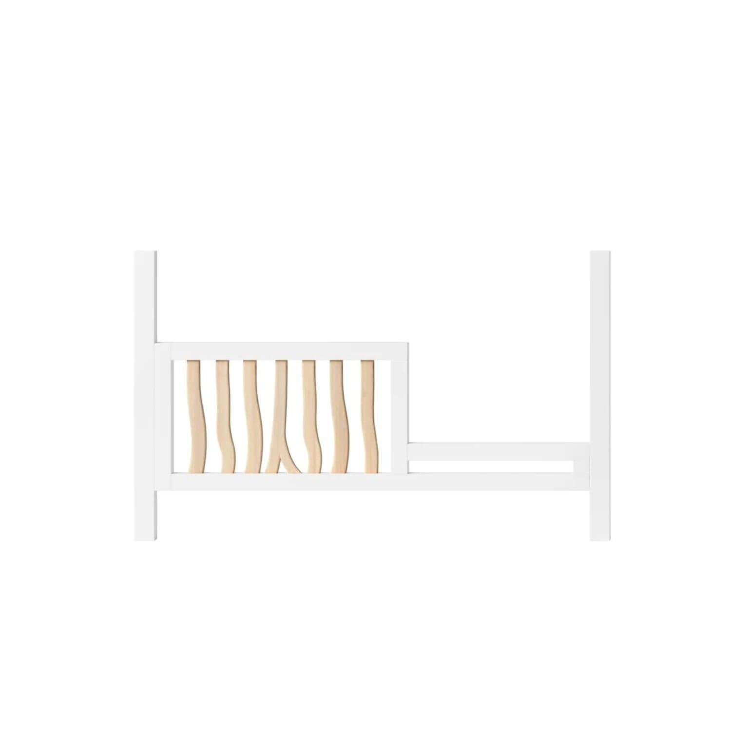 Milk Street Baby Branch Toddler Bed Conversion Kit Natural with Snow