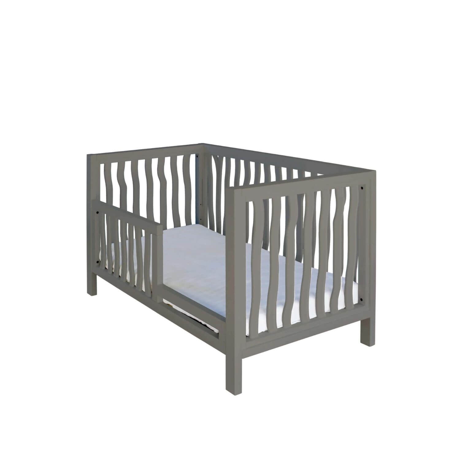 Milk Street Baby Branch Toddler Bed Conversion Kit Stone Grey