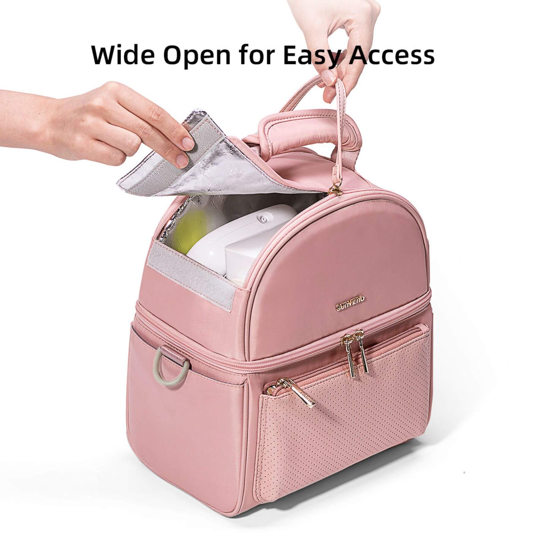 Sunveno Breastmilk Cooler Bag - Pink