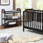 Brees Changing Table Black/Brownstone