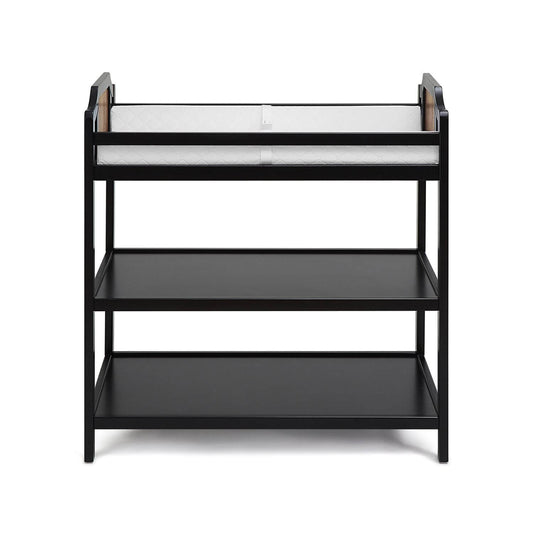 Brees Changing Table Black/Brownstone