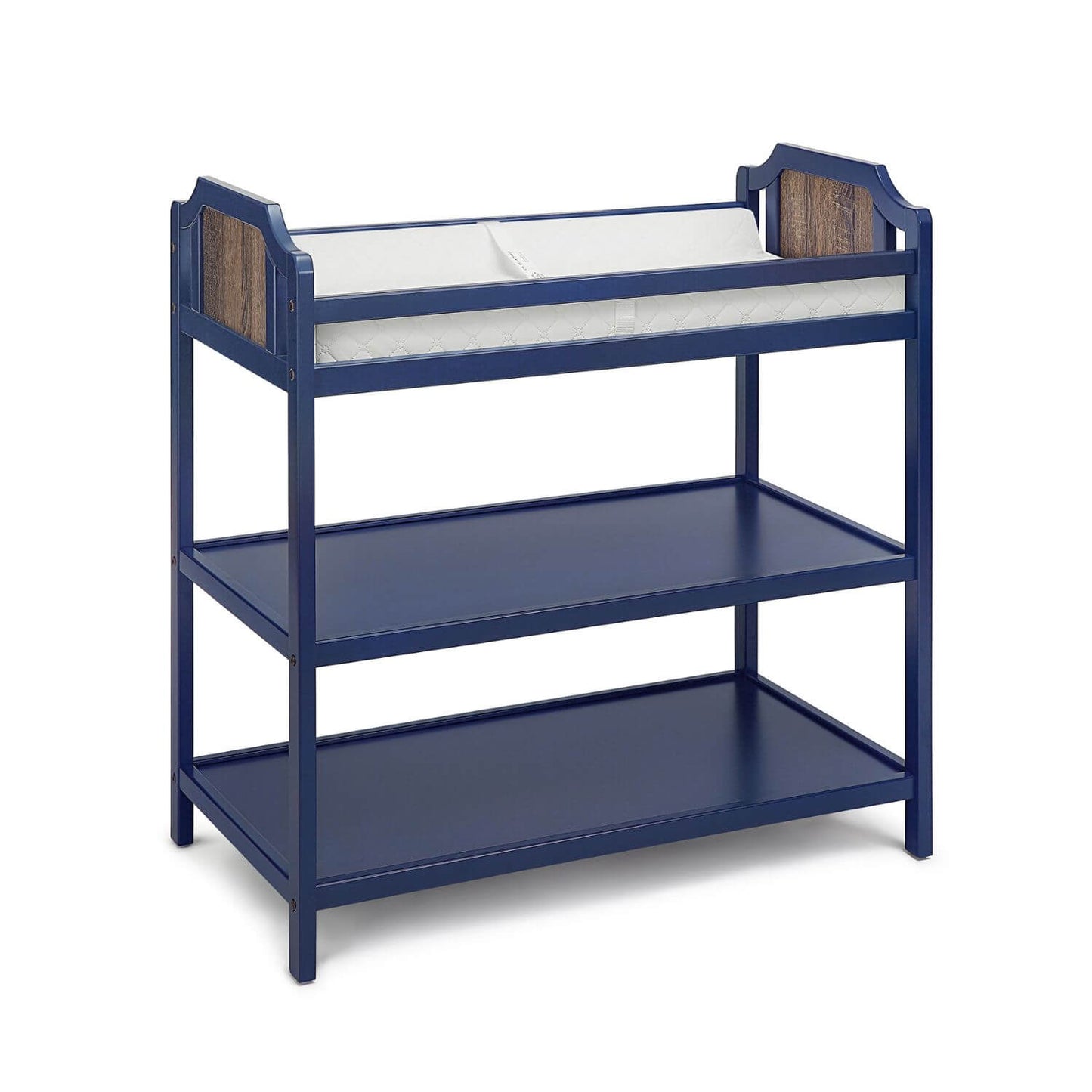 Brees Changing Table Midnight Blue/Brownstone