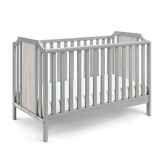 Brees Island 3-in-1 Convertible Crib Gray/Graystone