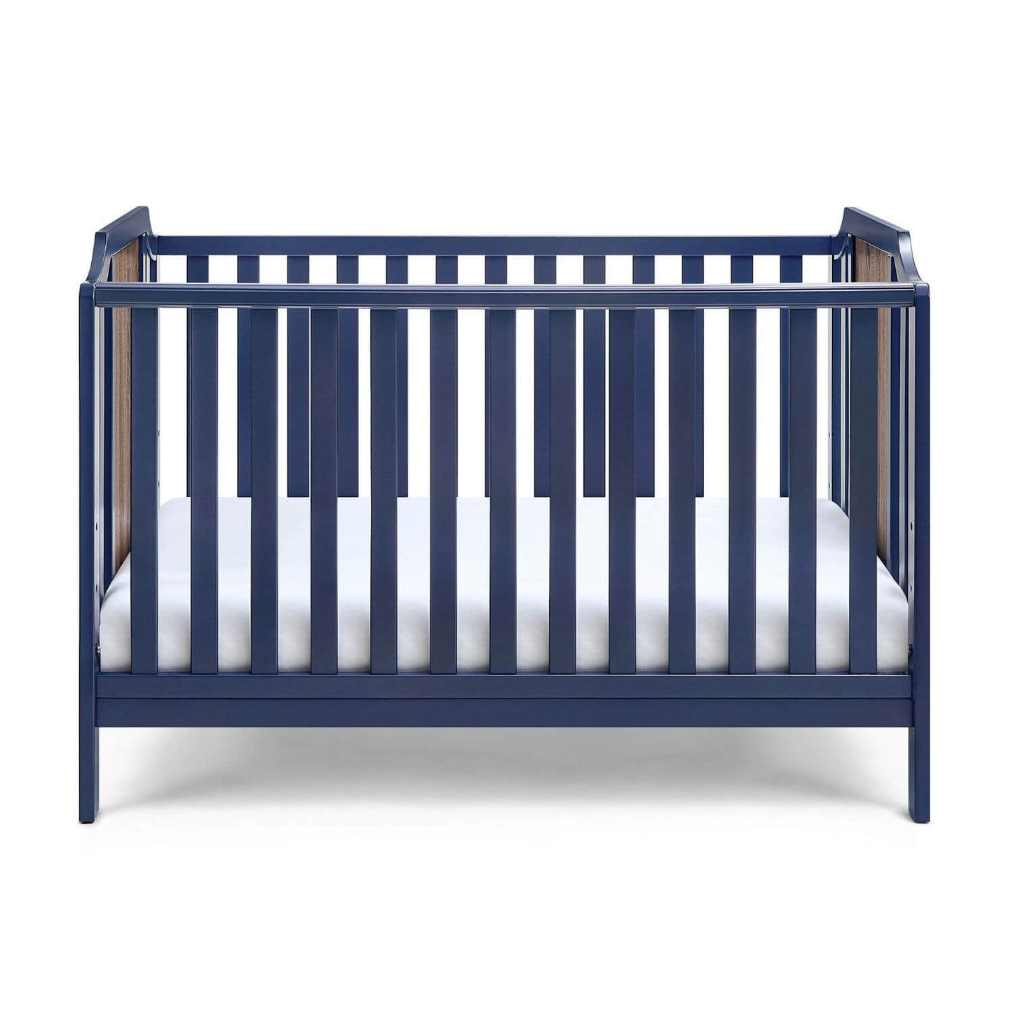 Brees Island 3-in-1 Convertible Crib Midnight Blue/Brownstone